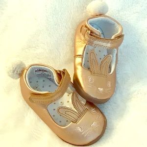 bronze bunny walking shoes